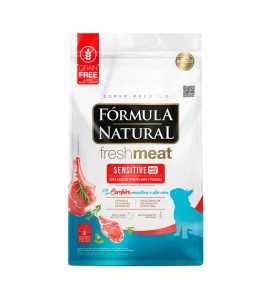Ração Fórmula Natural Fresh Meat Sensitive Cães Adultos Portes Mini e Pequeno
